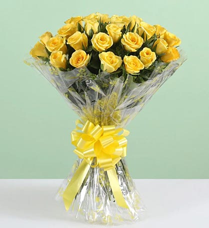 Bunch of Yellow Roses